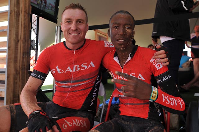 Clayton Duckworth & Tsepo Nyirenda, #TeamABSA. Photo supplied.