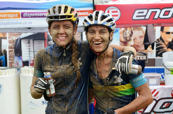 Tired, happy and maybe a little bit muddy: how you’ll look and feel on completing the 2016 GR300 or GR Lite. Photo: Julie Anne Hoffman