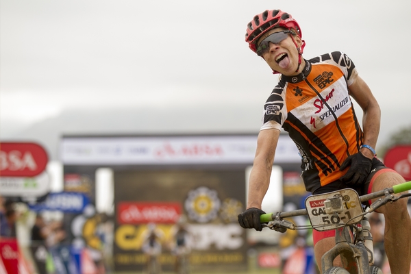 Annika Langvad of Spur-Specialized during stage 4 of the 2016 Absa Cape Epic Mountain Bike stage race from the Cape Peninsula University of Technology in Wellington, South Africa on the 17th March 2016 Photo by Gary Perkin/Cape Epic/SPORTZPICS PLEASE ENSURE THE APPROPRIATE CREDIT IS GIVEN TO THE PHOTOGRAPHER AND SPORTZPICS ALONG WITH THE ABSA CAPE EPIC ace2016