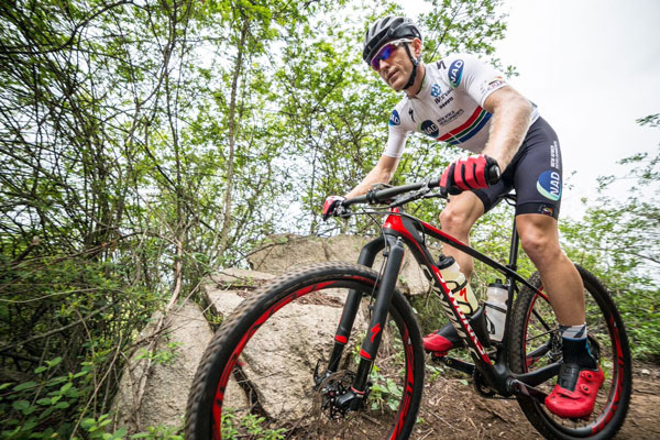 Defending Elite Men's Champion, Gawie Combrinck (NAD Pro MTB Team) is ready and eager to battle it out at the 2016 South African Mountain Bike Marathon Championships in Clarens – from 16-17 April. Photo: JB Badenhorst.