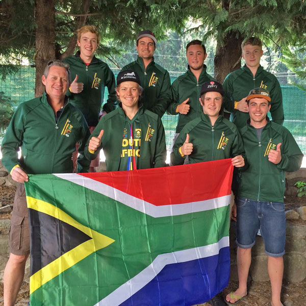 The South African Downhill Team prepares ahead of the 2016 UCI MTB World Downhill Championships in Val di Sole, Italy from 6-11 September. Photo: Struan McMaster