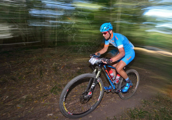 European marathon champion, Peeter Pruus (pictured) and his teammate, Peeter Tarvis, were severely hampered by tyre trouble, slipping from second to seventh overall on Stage 3 of the 2016 Cape Pioneer Trek international mountain bike stage race in George, South Africa on Wednesday. Photo: www.zcmc.co.za