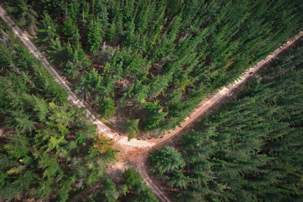 Competitors moved away from the coast and into the forests during Stage 2 of the Cape Pioneer Trek international mountain bike stage race in George, South Africa on Tuesday. Photo: www.zooncronje.com