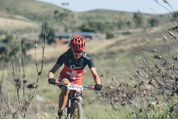 Swiss marathon champion and three-time Absa Cape Epic winner, Ariane Lüthi, boycotted the opening round of the Ashburton Investments National Mountain Bike Series in Grabouw on Saturday to make a statement about her dissatisfaction about the inequality in the Elite men and women’s prize money in the series.Photo: www.zcmc.co.za/Hayden Brown